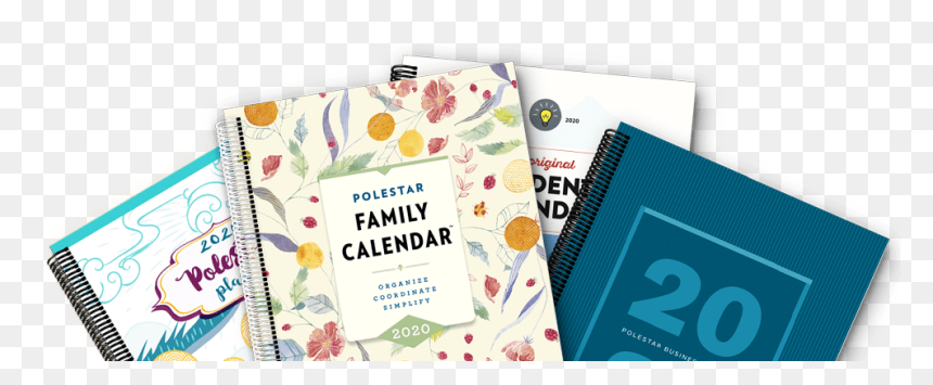 2020 Calendars Planners - Polestar 2020 Family Calendar, HD Png Download - calendar design png