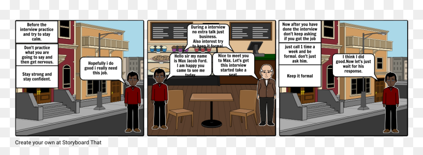 Cartoon, HD Png Download - job interview png