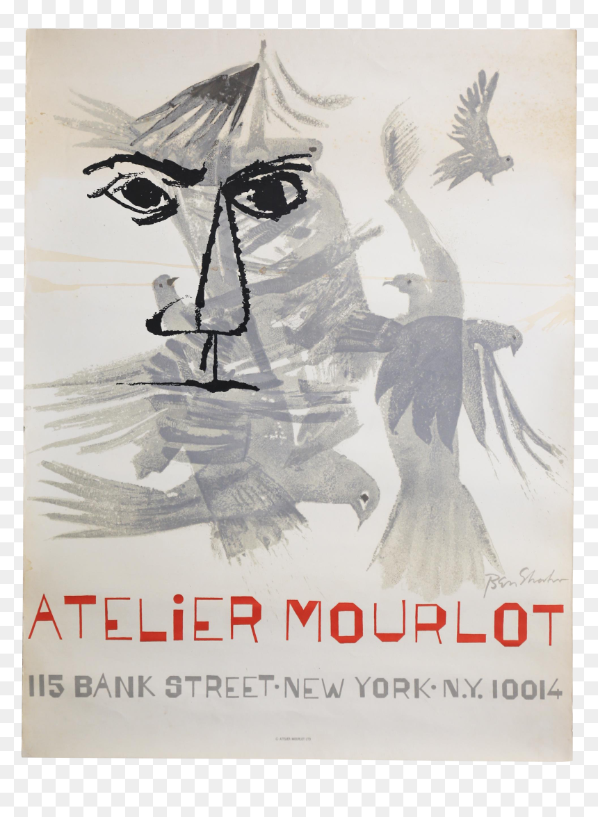 Atelier Drawing Water Street - Ben Shahn Posters, HD Png Download - ben barnes png