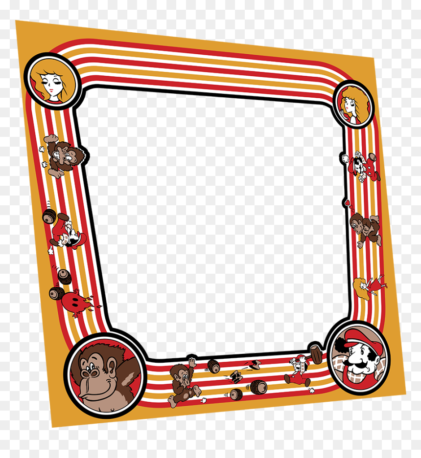 Donkey Kong Bezel, HD Png Download - donkey kong arcade png