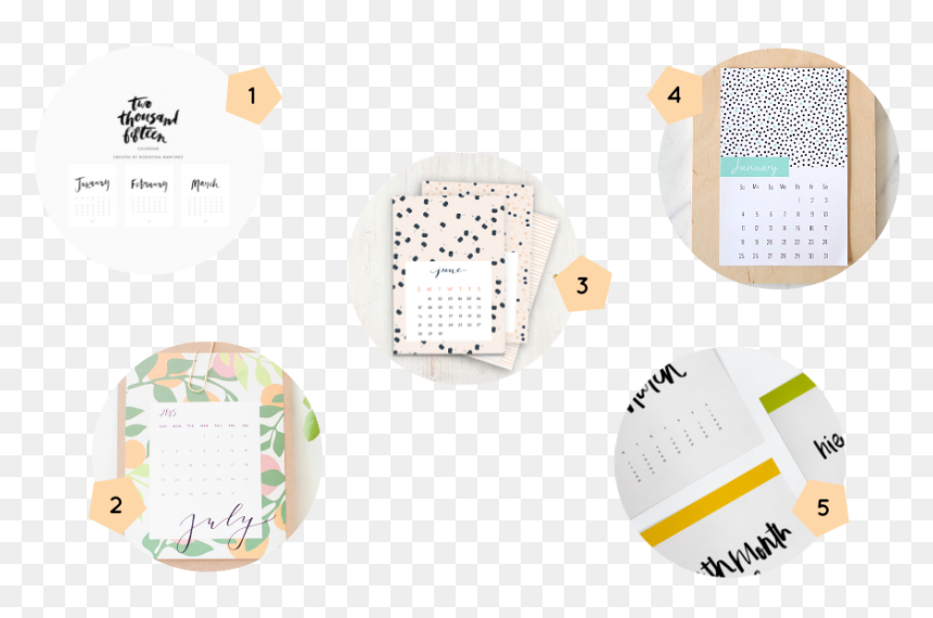 Circle, HD Png Download - calendar design png