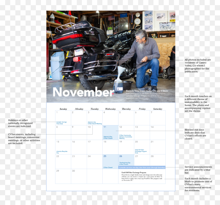 Castro Valley Sanitary District Cvsan 2020 Annual Report - Briefcase, HD Png Download - calendar design png