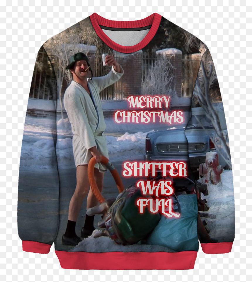 Shitter Was Full Sweater - Christmas Vacation, HD Png Download - png full