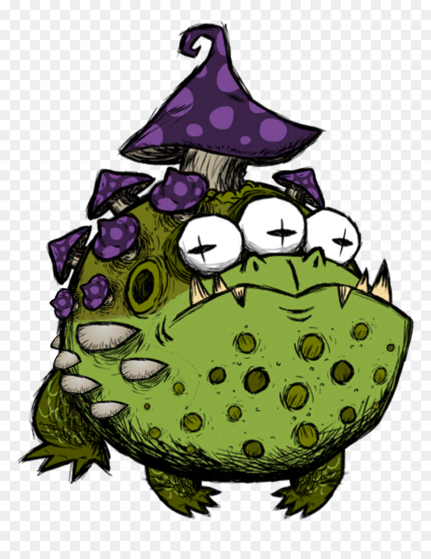 Toad - Don T Starve Misery Toadstool, HD Png Download - hypnotoad png