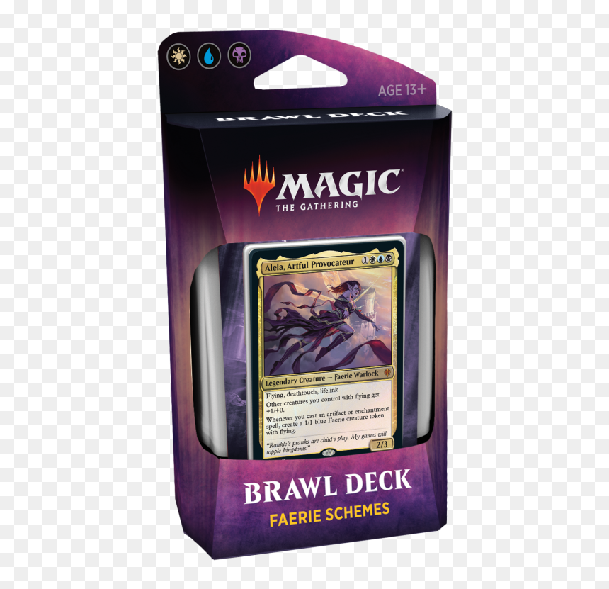 Throne Of Eldraine - Faerie Schemes Brawl Deck, HD Png Download - duel disk png