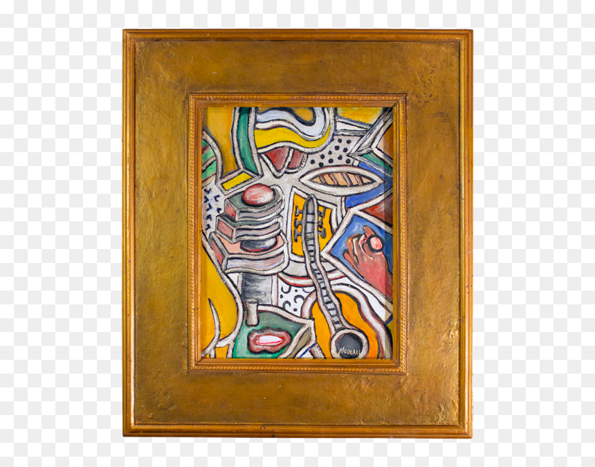 4 Colorful Abstract Nicolaas Bollen - Modern Art, HD Png Download - colorful abstract png