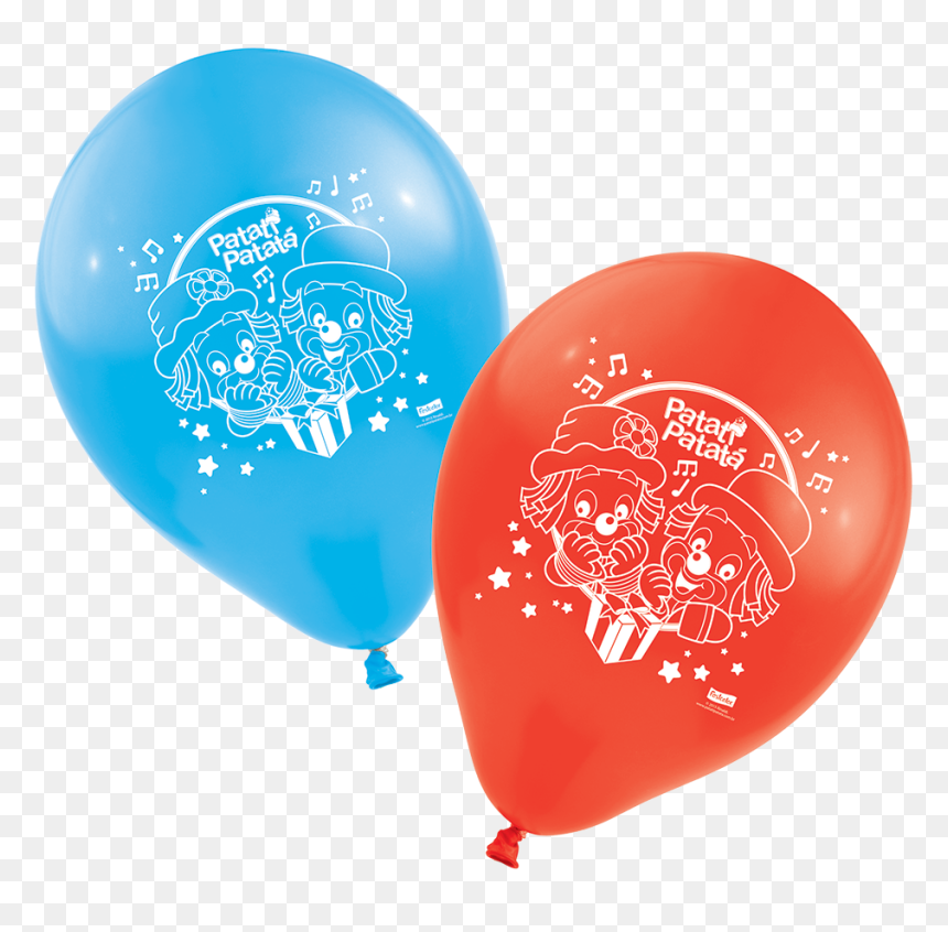 Balões De Festa Patati Patata, HD Png Download - moldura patati patata png