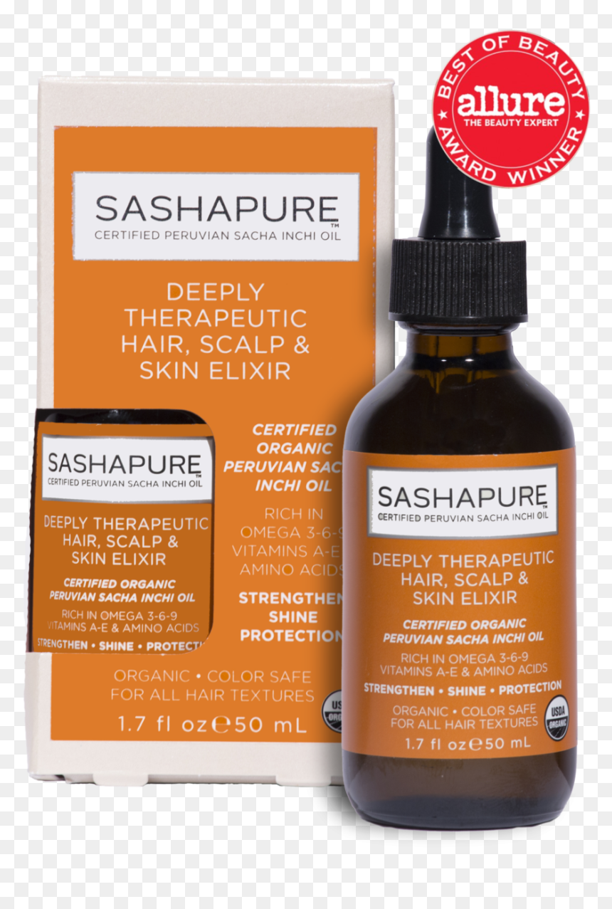 Sashapure Certified Peruvian Sacha Inchi Oil, HD Png Download - hair textures png