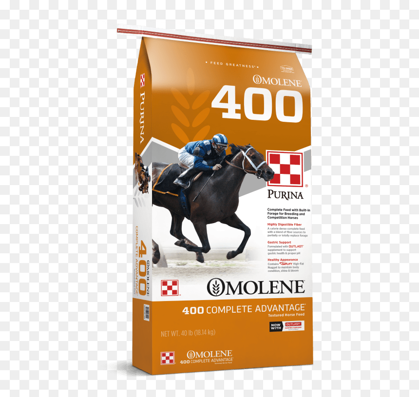 Purina Omolene 400 Horse Feed - Omolene 200 Horse Feed, HD Png Download - purina logo png