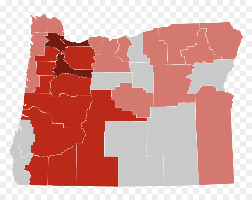 Coronavirus Death Toll Reaches 27 In Oregon, State - Oregon Covid 19 Cases By County, HD Png Download - oregon state png