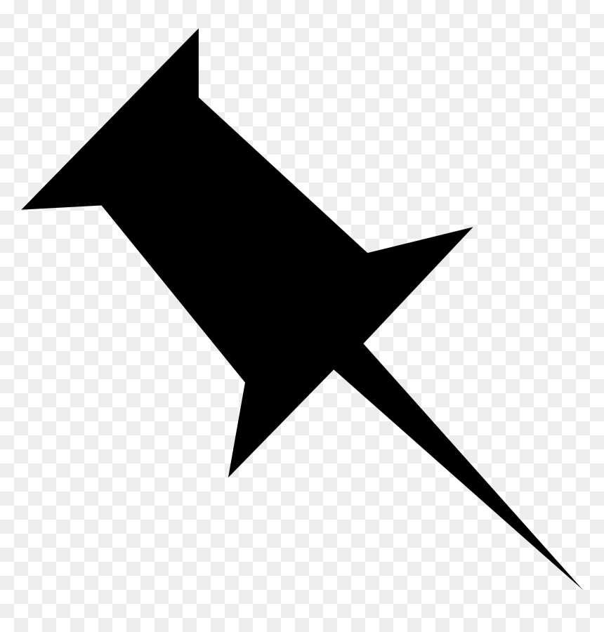 Pinboard,black - Pinboard Icon, HD Png Download - airplane icon vector png