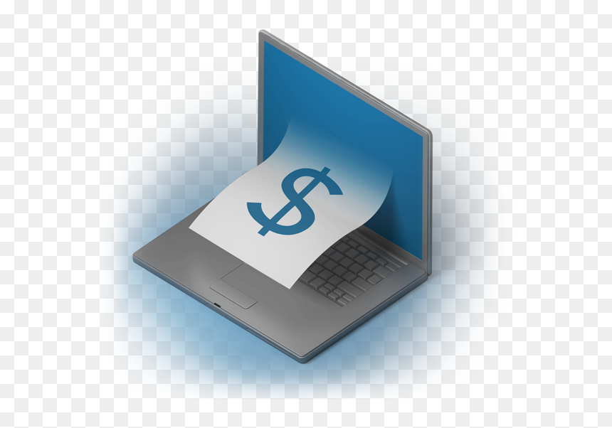 Laptop-invoice - Netbook, HD Png Download - invoice png