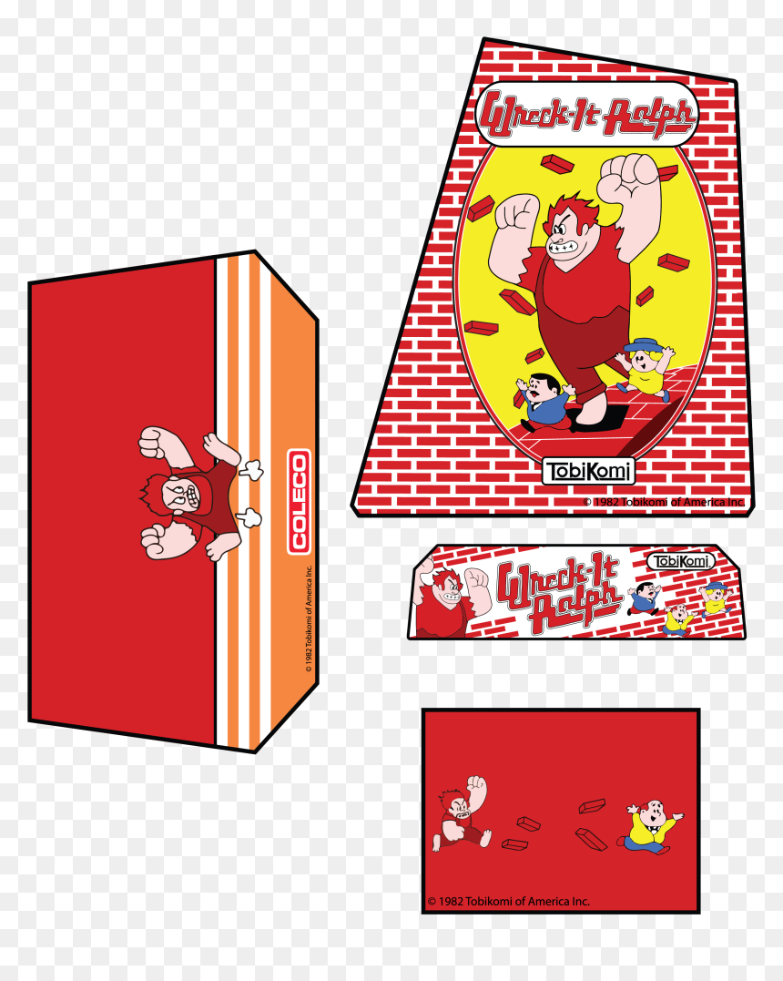 Wreck It Ralph Coleco, HD Png Download - donkey kong arcade png