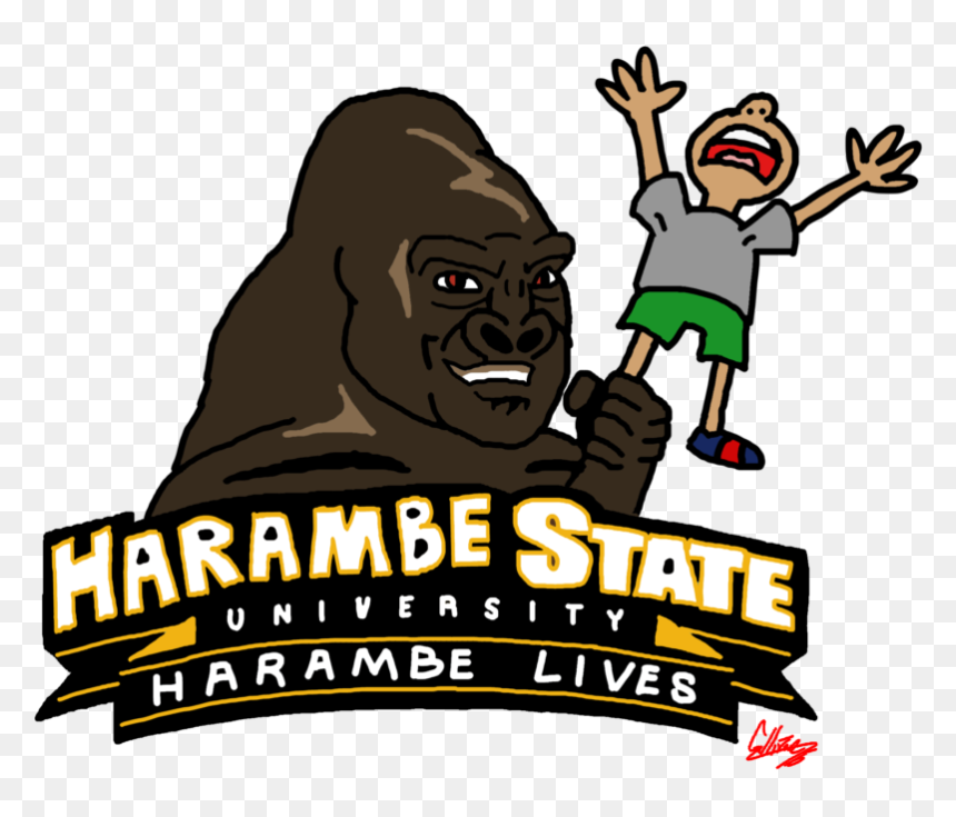 Edward Gallivan/staff Illustrator - Illustration, HD Png Download - harambe.png