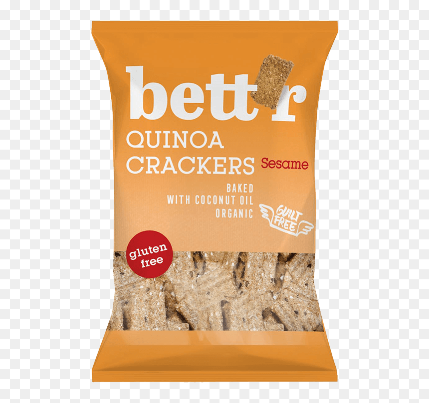 Quinoa Crackers Sesame - Quinoa Crackers Better, HD Png Download - sesame png