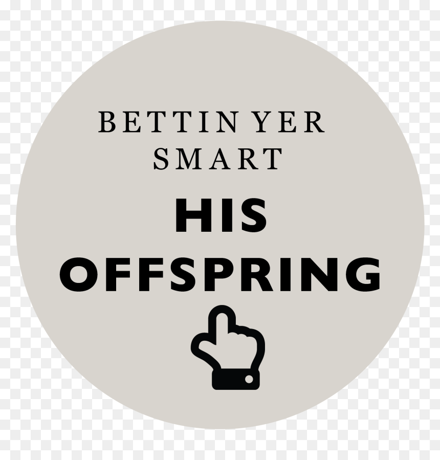 Link To Bettin Yer Smart Offspring - Circle, HD Png Download - black web button png