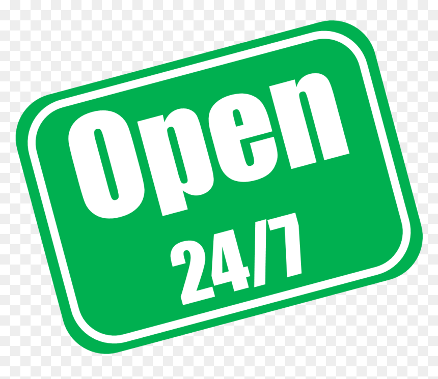 24 7 Opening Hours, HD Png Download - join us on facebook png
