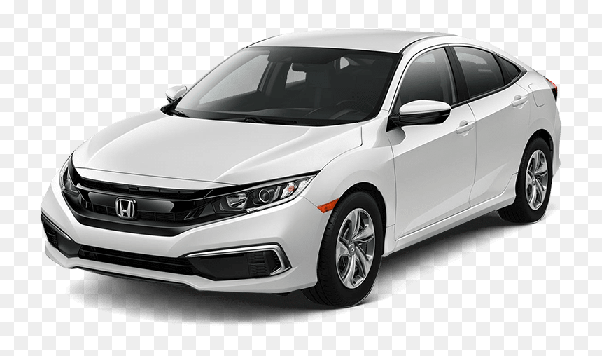Platinum White - Civic Lx 2019 Honda Civic, HD Png Download - hero honda png