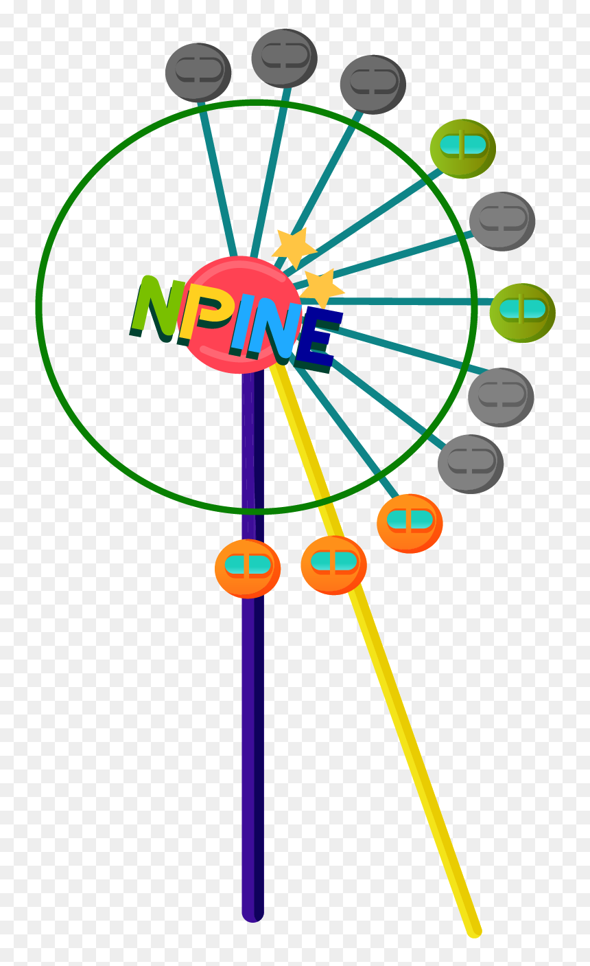 Lollipop Color Ferris Wheel Vector Material Png Download - Graphic Design, Transparent Png - wheel vector png
