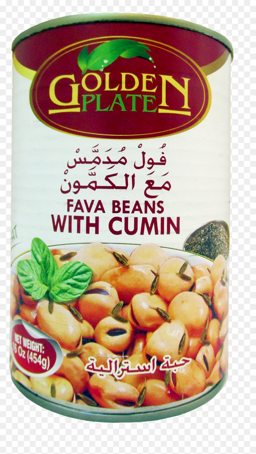 Golden Plate Fava Beans With Cumin"
 Title="golden - Food, HD Png Download - can food png