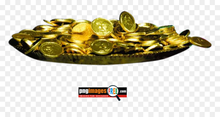 Gold Coin In Thali Png Hd Picture - Coin, Transparent Png - gold coin png image