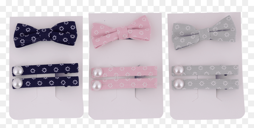 Flower Power Hair Clip And Band Set 3 Pcs - Polka Dot, HD Png Download - flower hair band png