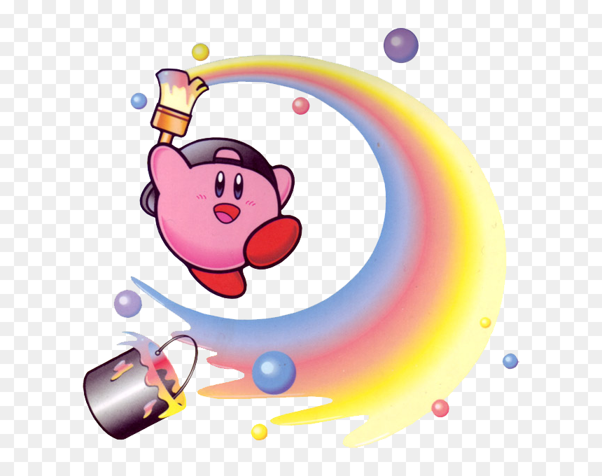 Transparent Paint Clipart Png - Kirby Super Star Artwork, Png Download - kirby.png