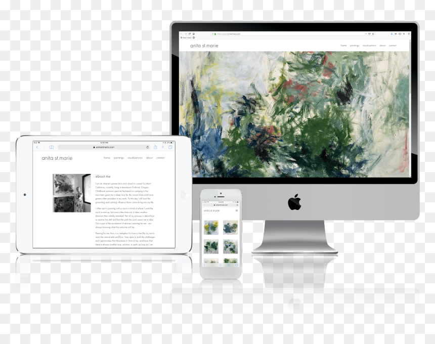 Squarespace Websites For Abstract Artists, HD Png Download - colorful abstract png