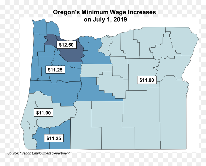 Map, HD Png Download - oregon state png