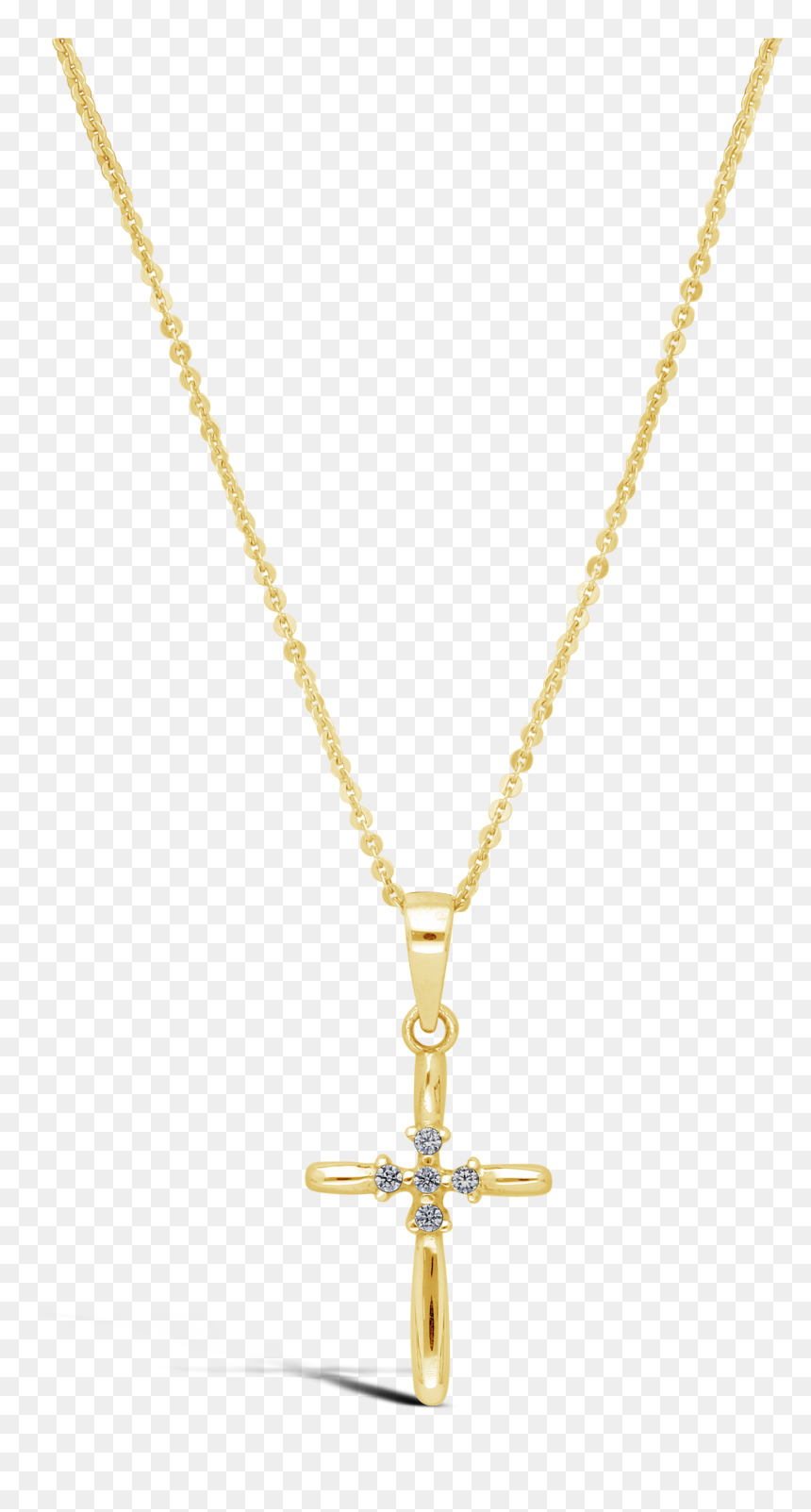 Sydney Evan Ruby Matchstick Charm Necklace , Png Download - Gold Chain Men Cross, Transparent Png - match stick png