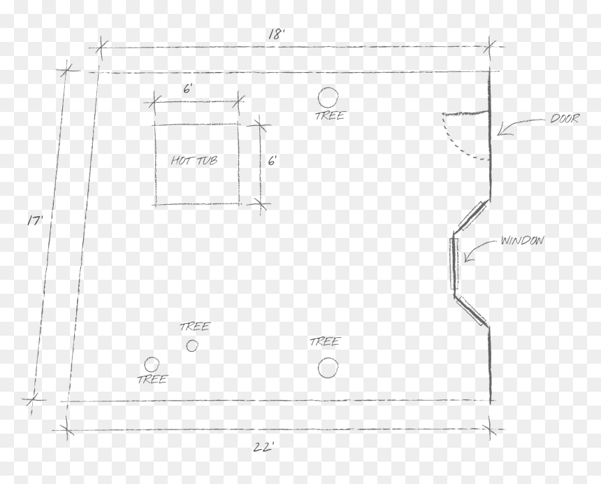 Diagram, HD Png Download - tree plan png black and white