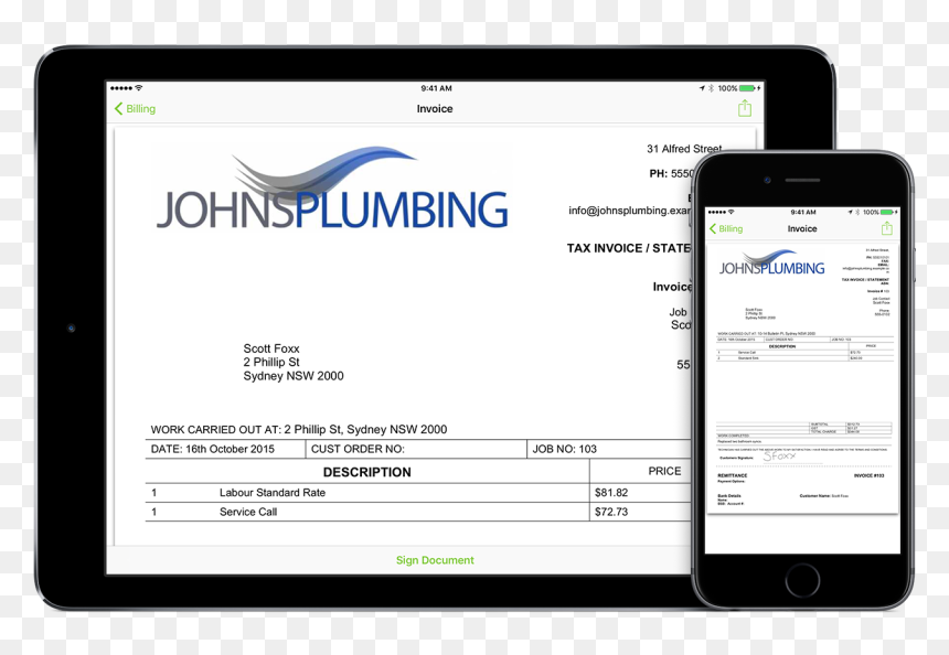 Servicem8 Quotes, HD Png Download - invoice png