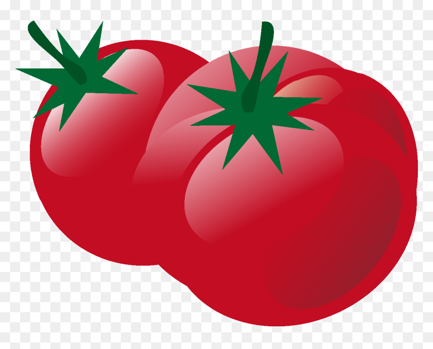 Cartoon Fresh Tomato Elements, HD Png Download - tomato cartoon png