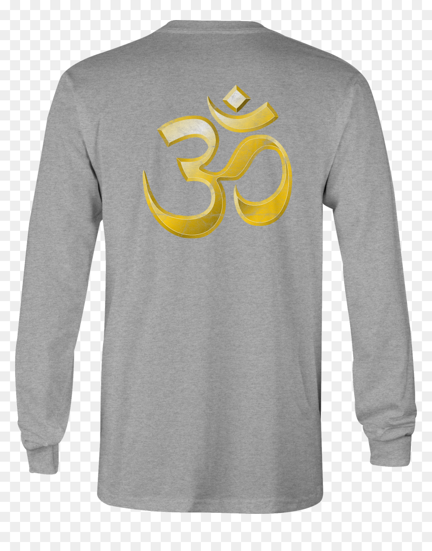 Motorcycle Long Sleeve Tshirt Om Namaste Yoga Relaxing - Long-sleeved T-shirt, HD Png Download - namaste icon png