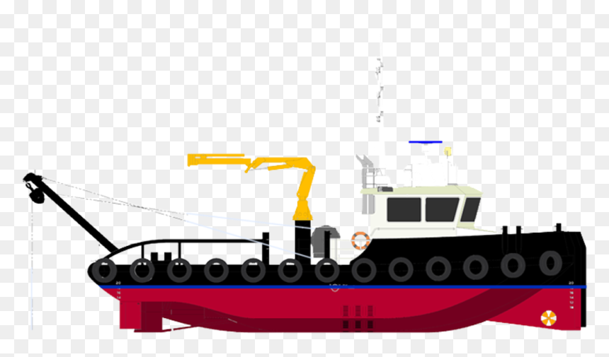 Tugboat Clipart Offshore Boat - Tugboat, HD Png Download - boat png image
