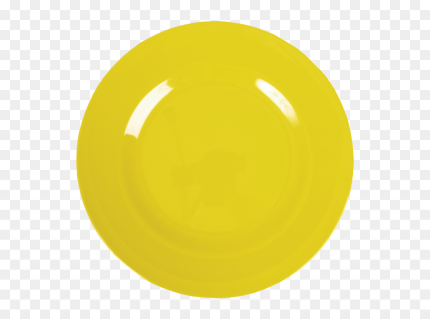 Rice Melamine Yellow Dinner Plate - Circle, HD Png Download - rice plate png