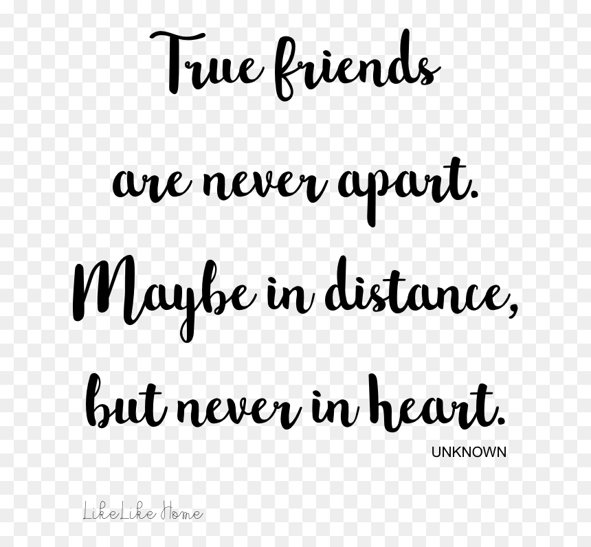 Calligraphy, HD Png Download - friends quotes png