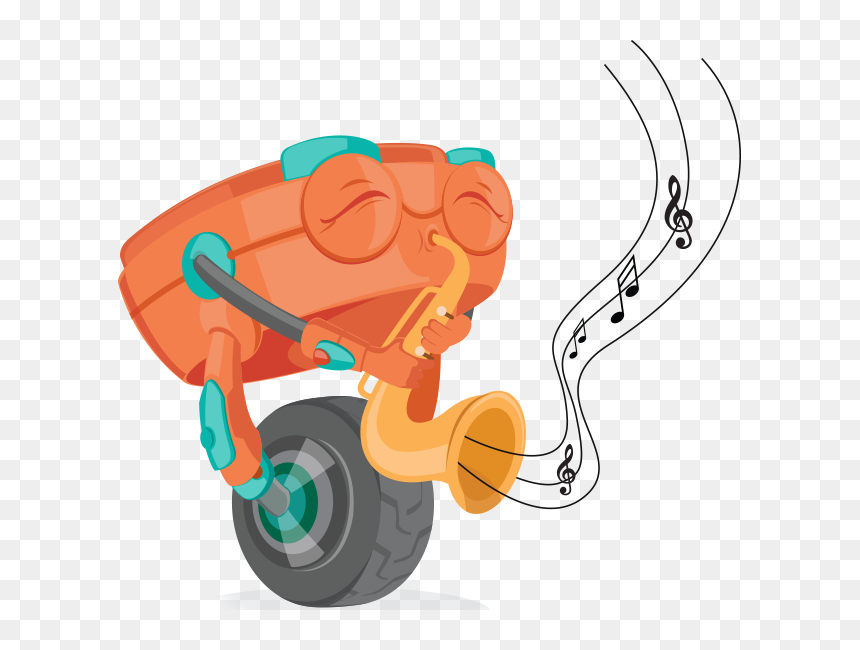 Orange Wheels Vector Design - Illustration, HD Png Download - wheel vector png