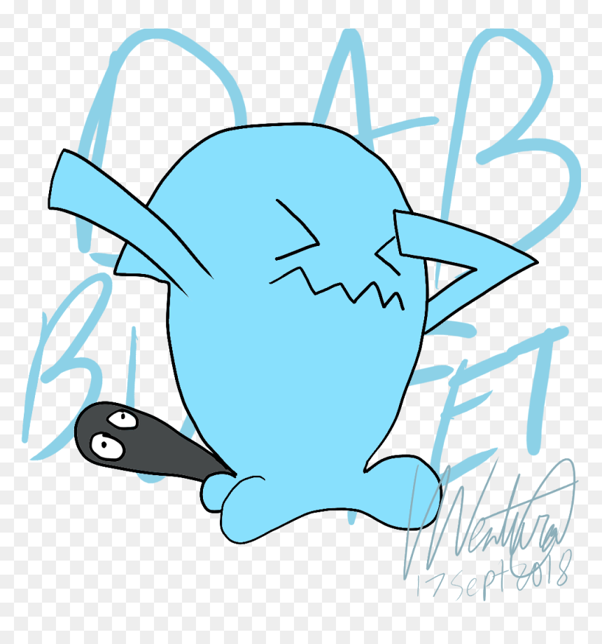Dabbing Wobbuffet, HD Png Download - wobbuffet png