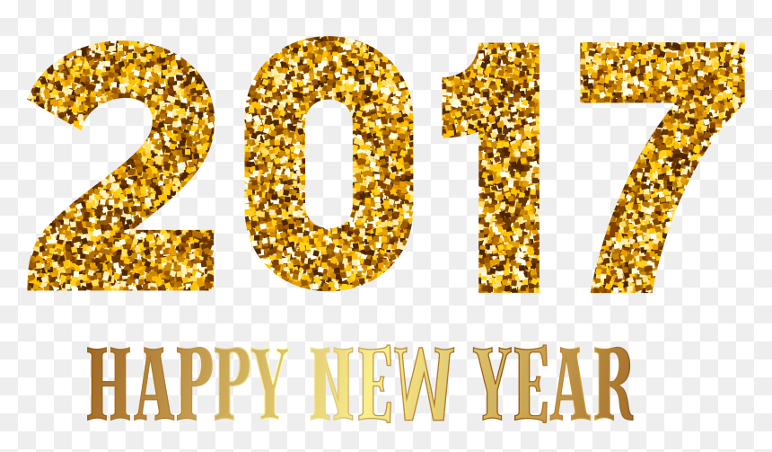 Happy New Year Dog Clipart Svg Download 2017 Happy - Happy New Year 2017 Png, Transparent Png - happy new year font png