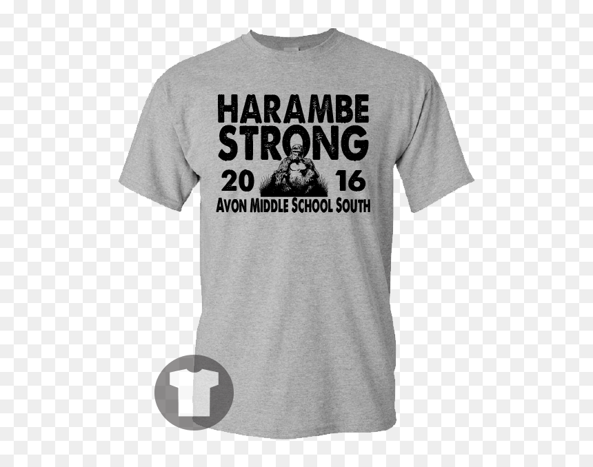 Active Shirt, HD Png Download - harambe.png
