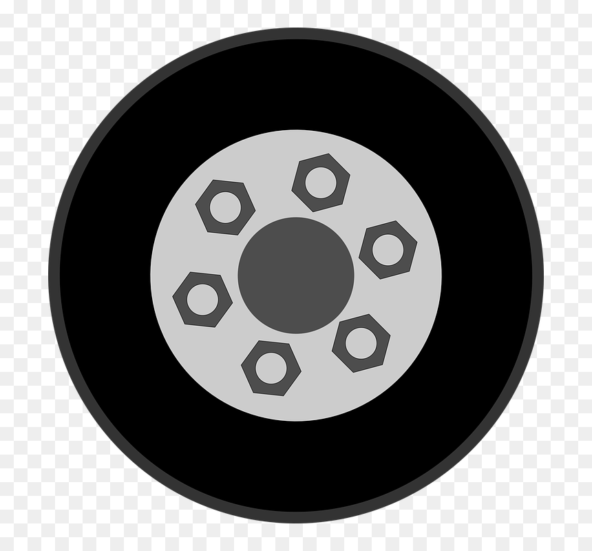 Desenho Da Roda Do Ônibus, HD Png Download - wheel vector png
