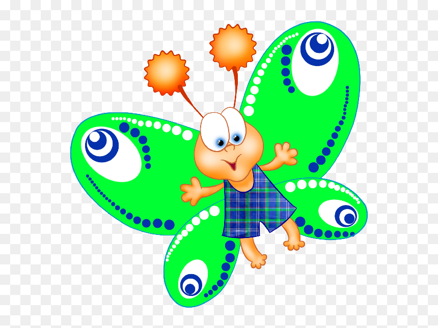Funny Cartoon Butterfly Images - Butterfly Funny Clip Art, HD Png Download - butterfly cartoon png