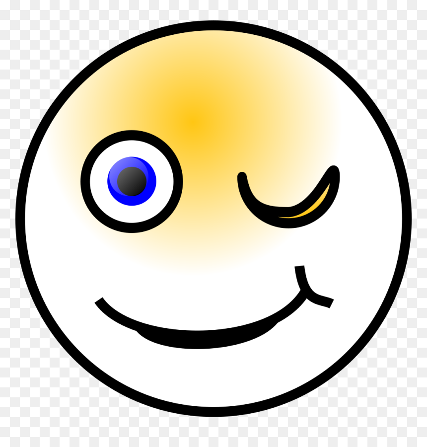 Smiley, HD Png Download - wink smiley png