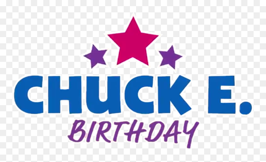 Chuck E Birthday Package Logo - Chuck E Birthday Logo, HD Png Download - birthday star png