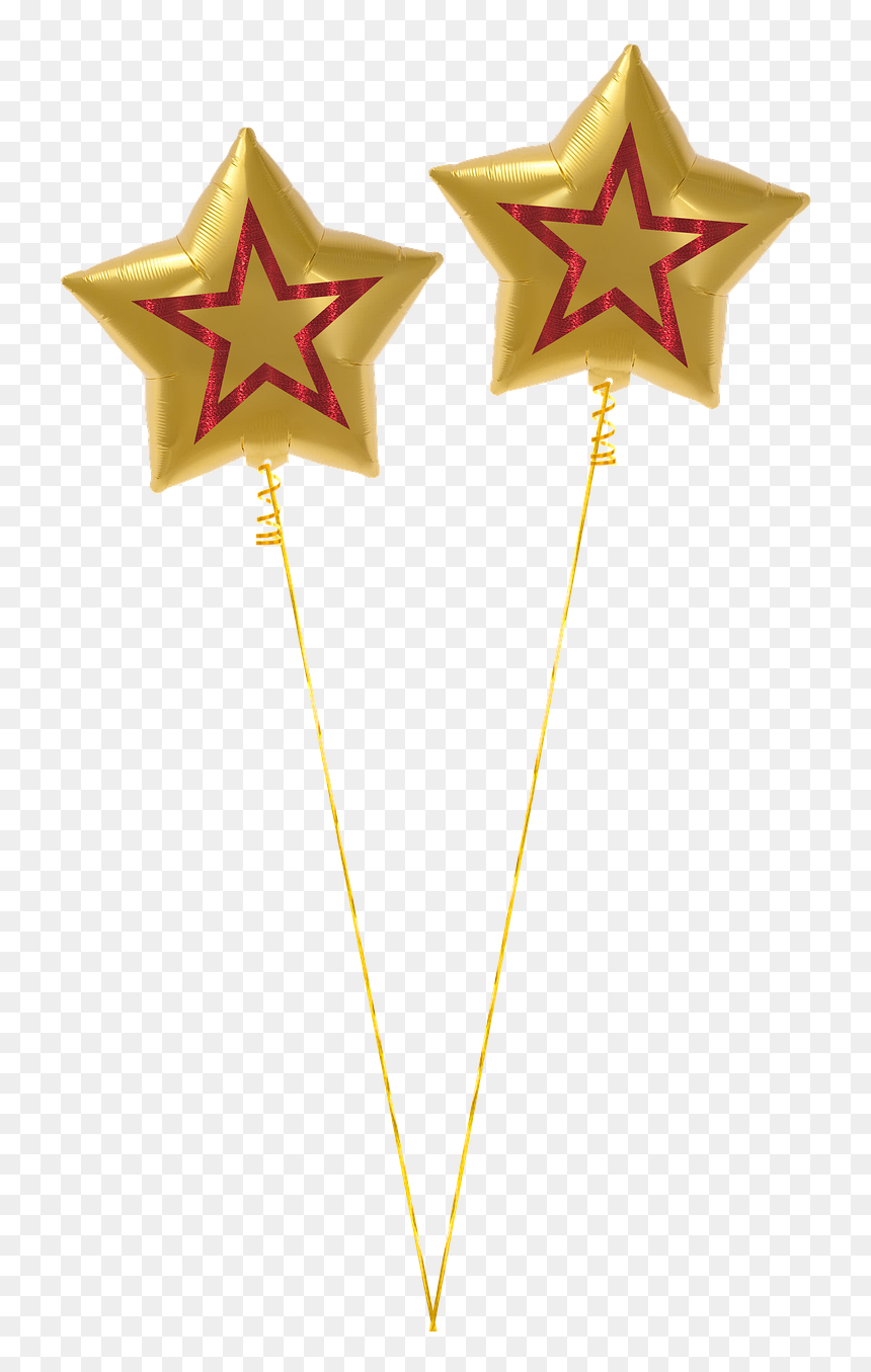 Globo De Estrella Png, Transparent Png - birthday star png
