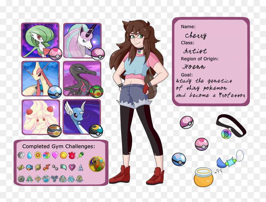 Pokesonasmall - Cartoon, HD Png Download - kanto badges png