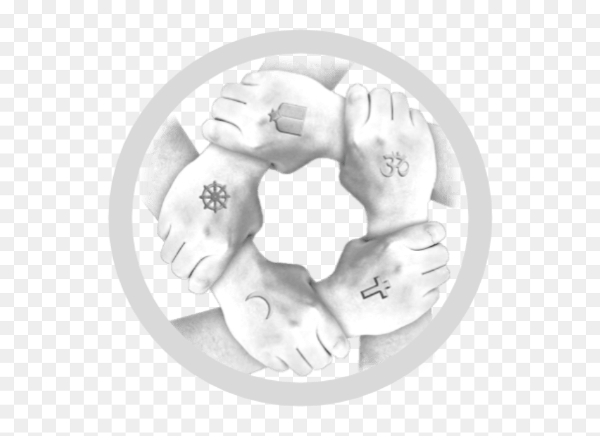 Monochrome, HD Png Download - hands logo png