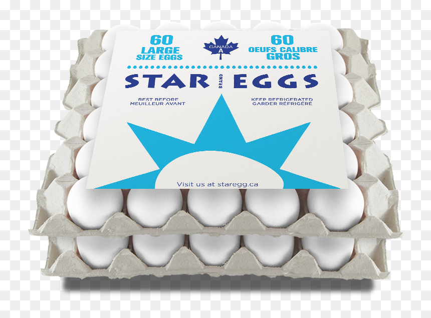 Staregg 60pk White Large Overwrap - Cake, HD Png Download - white eggs png