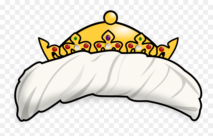 Free Clipart - Penguin Cartoon King, HD Png Download - pagri png